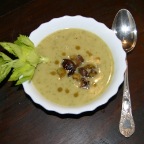 Kartoffel-Creme-Suppe mit Majoran